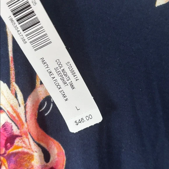 NWT! Soma Cool Nights Tank Sleepshirt L new - Picture 4 of 5